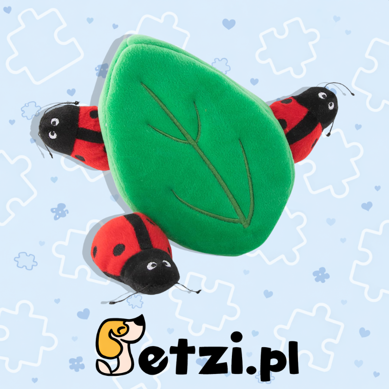 ZIPPY PAWS ZIPPY BURROW LADYBUGS IN LEAF
