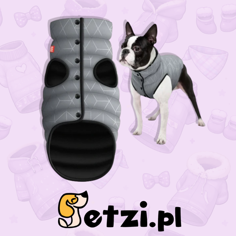 WAUDOG CLOTHES KURTKA DLA PSA ODBLASKOWA, M45, В 61-65 СM, С 38-42 СM