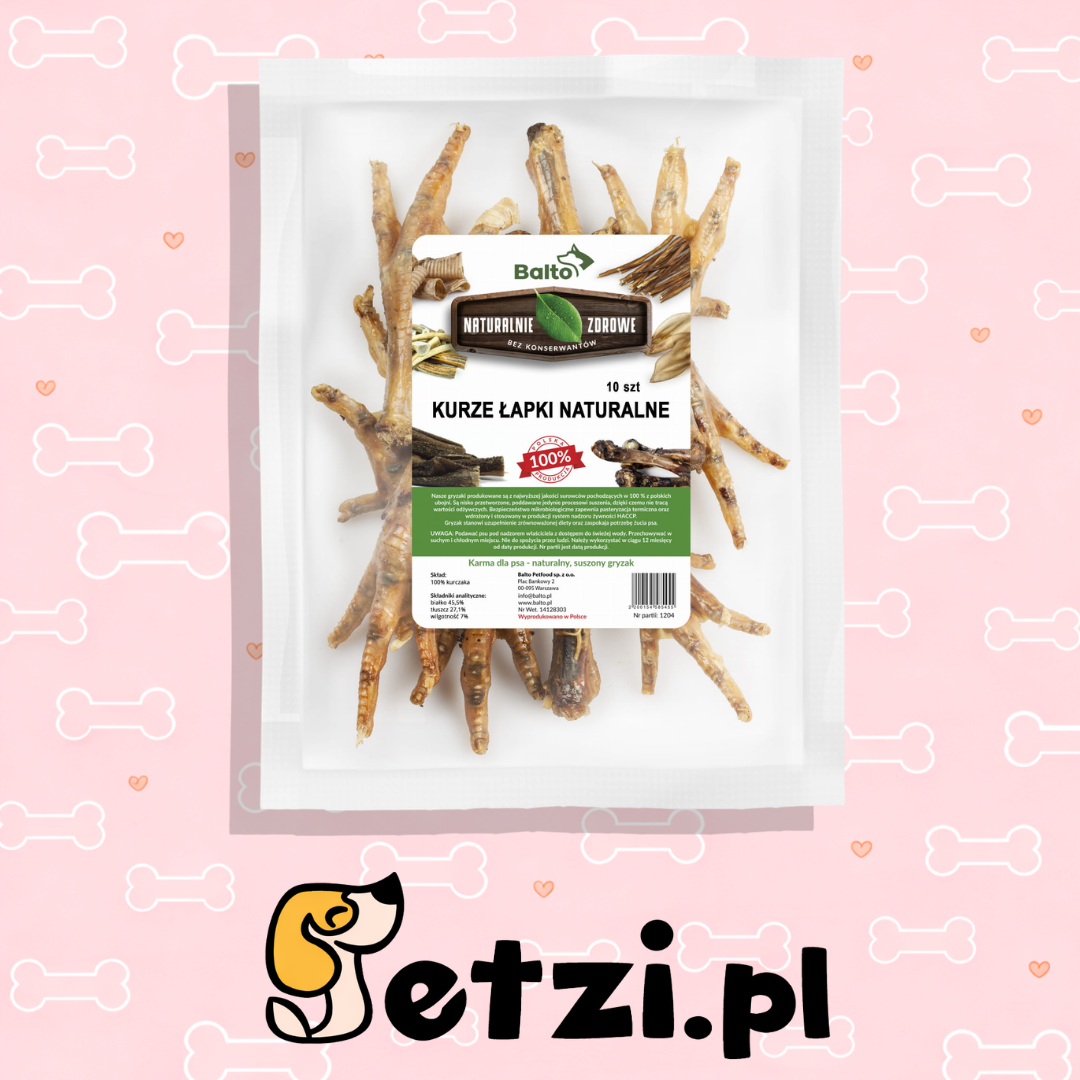 BALTO GRYZAK DLA PSA - KURZE ŁAPKI (OPAK. 10 SZT.)