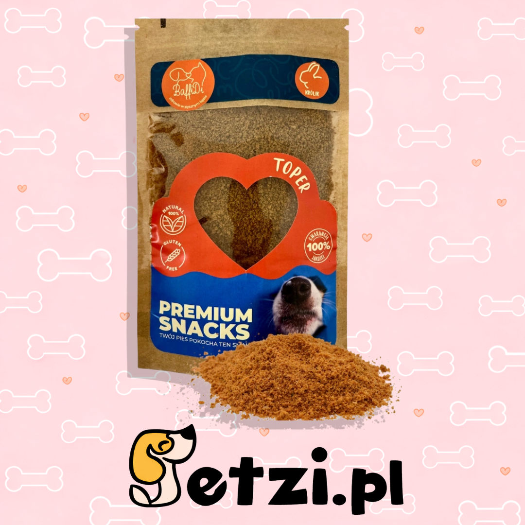 BAFFIDI TOPER PRZYSMAKI DLA PSA SUSZONE KRÓLIK Z KOMOSĄ 100G