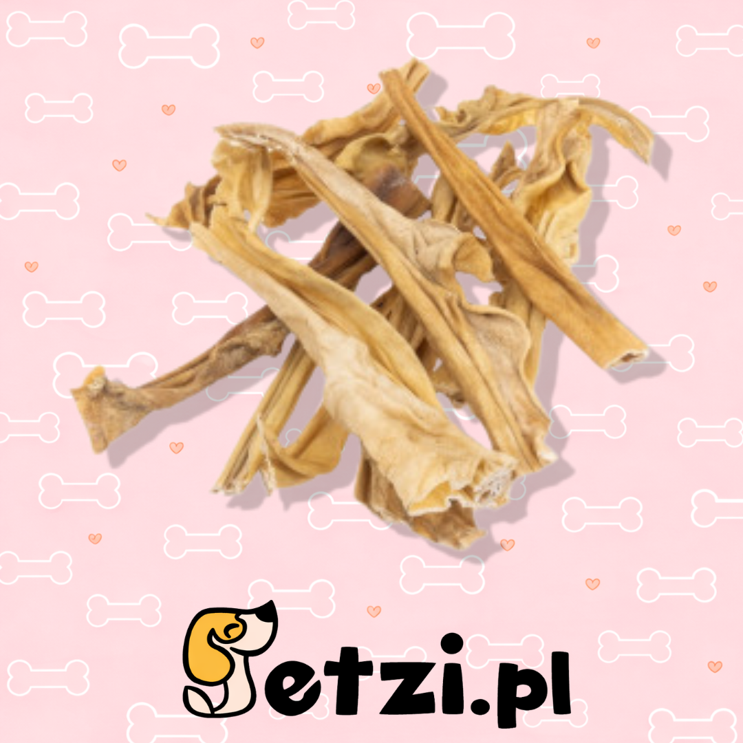 4DOGS SKÓRA JAGNIĘCA PASKI 200G