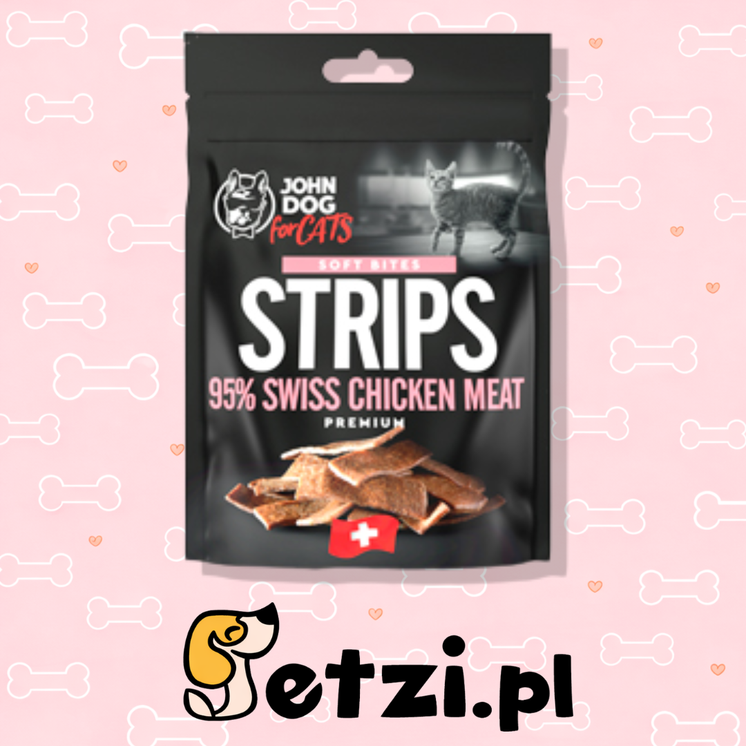 JOHN DOG PRZYSMAKI DLA KOTA PASKI SOFT KURCZAK SZWAJCARSKI