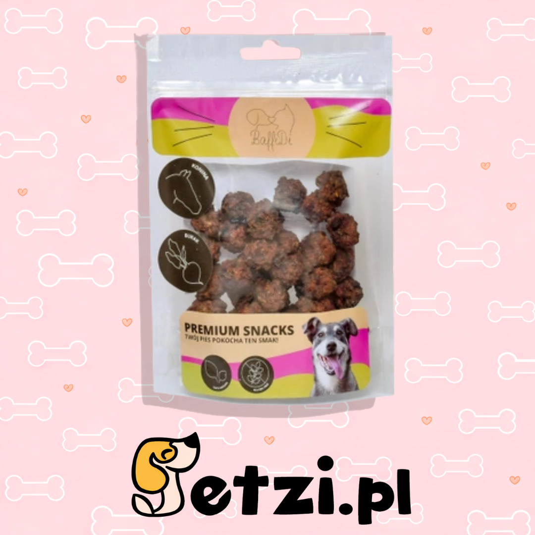 BAFFIDI CHRUPKULE KONINA Z BURAKIEM 100G