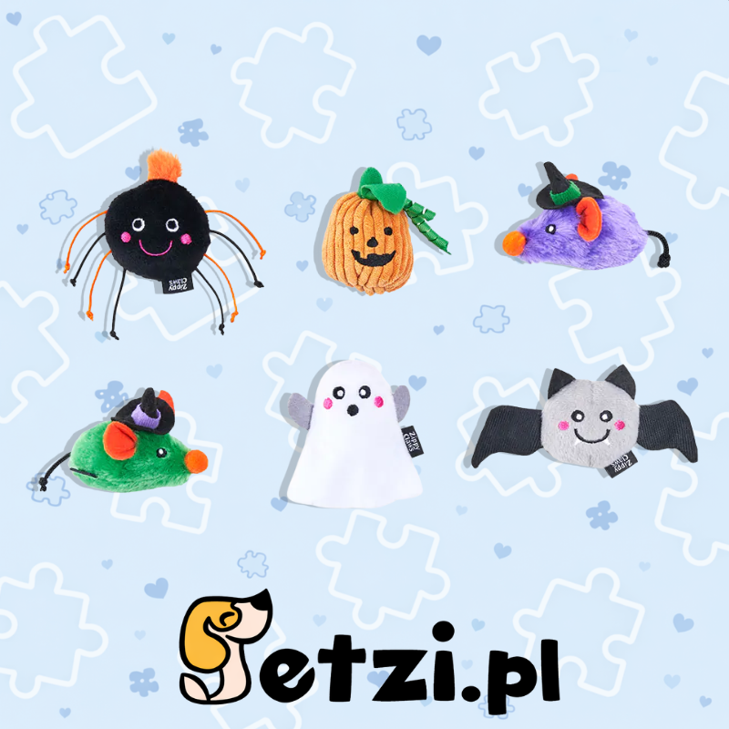ZIPPY CLAWS HALLOWEEN 6PACK HAUNTED CRITTERS