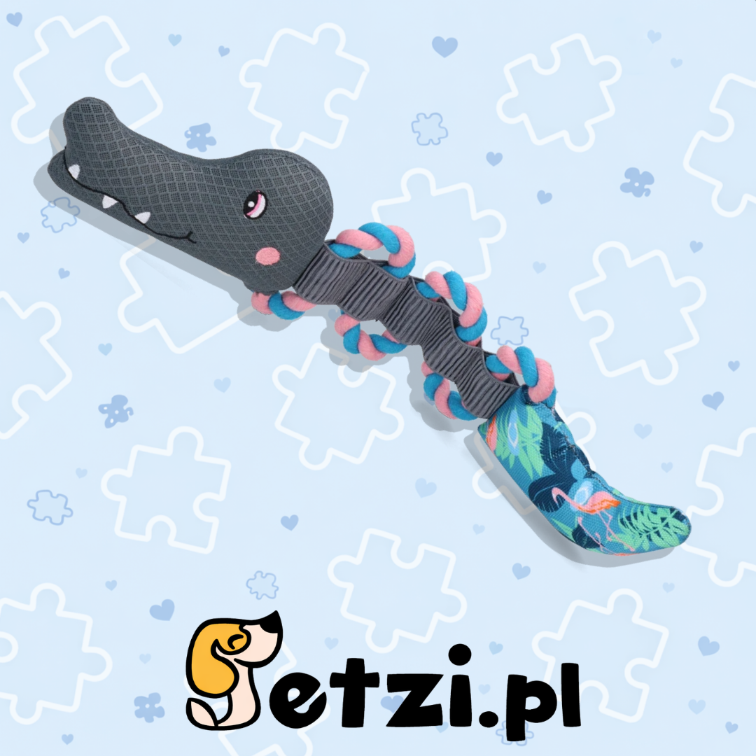 COOLPETS PULL ME! CROCKY ROPE FLOWER