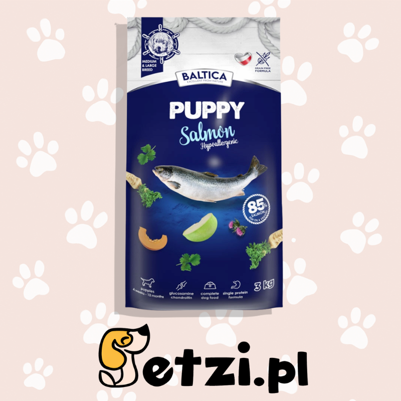 BALTICA HYPO SZCZENIAK SUCHA KARMA PIES SALMON M/L 3KG