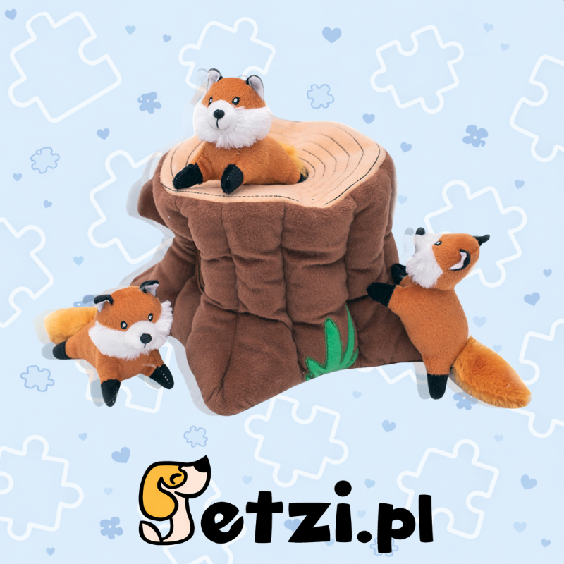 ZIPPY PAWS ZIPPY BURROW FOX STUMP