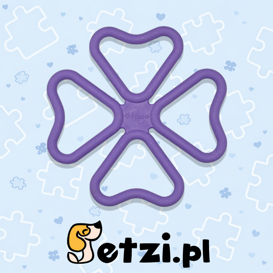 FIBOO FIBSY - FIOLETOWY - SZARPAK 25x15CM