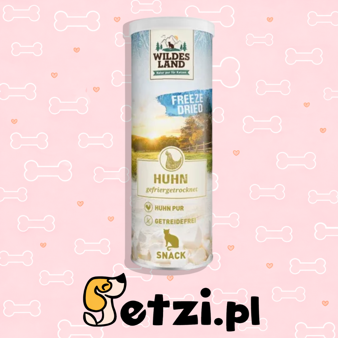WILDES LAND CAT CHICKEN LIOFILIZOWANE PRZYSMAKI DLA KOTÓW 30G