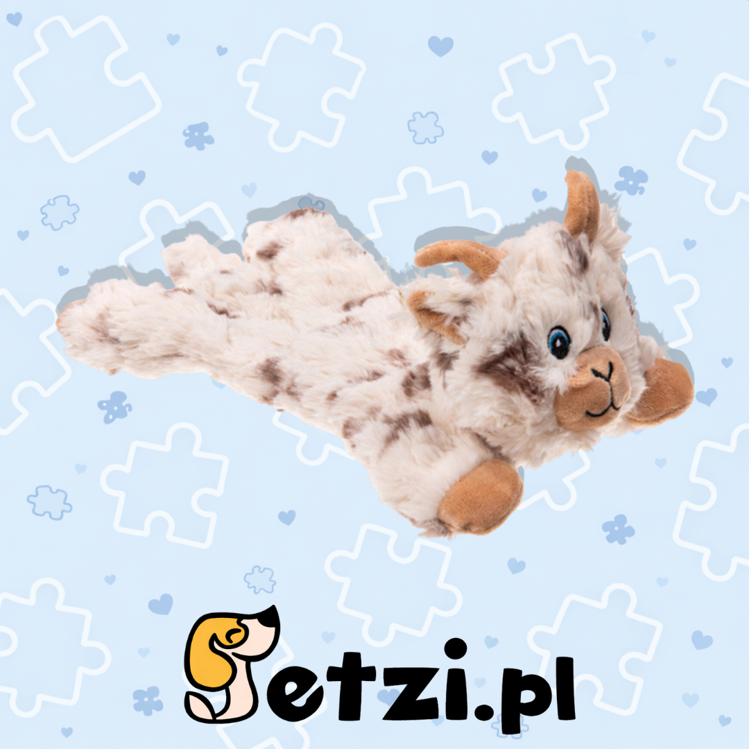 GROWL CUDDLERZ GOAT - PLUSZOWA ZABAWKA DLA PSA Z PISZCZAŁKAMI