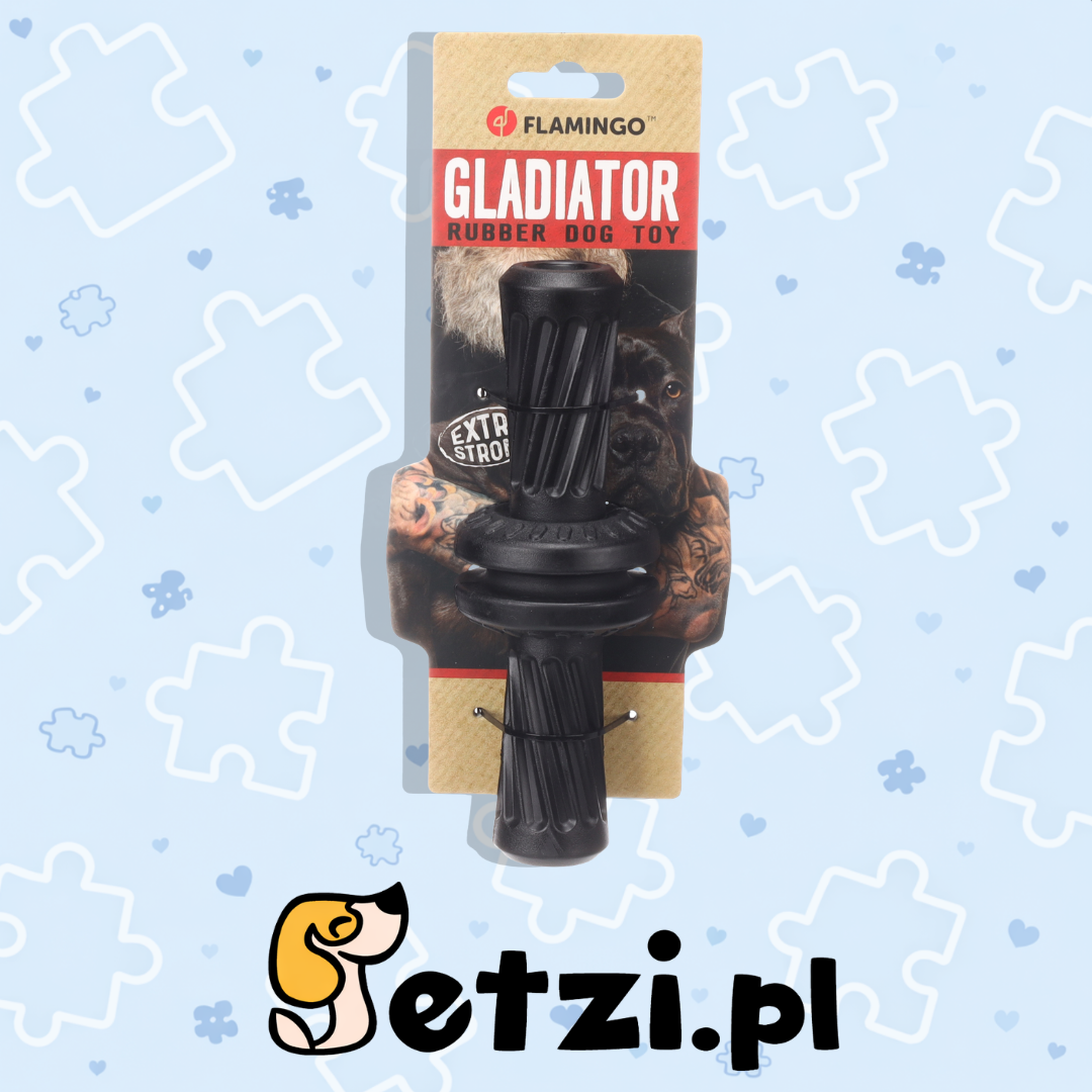 FLAMINGO TOY GLADIATOR WOBBLER BLACK L 13X10X10CM