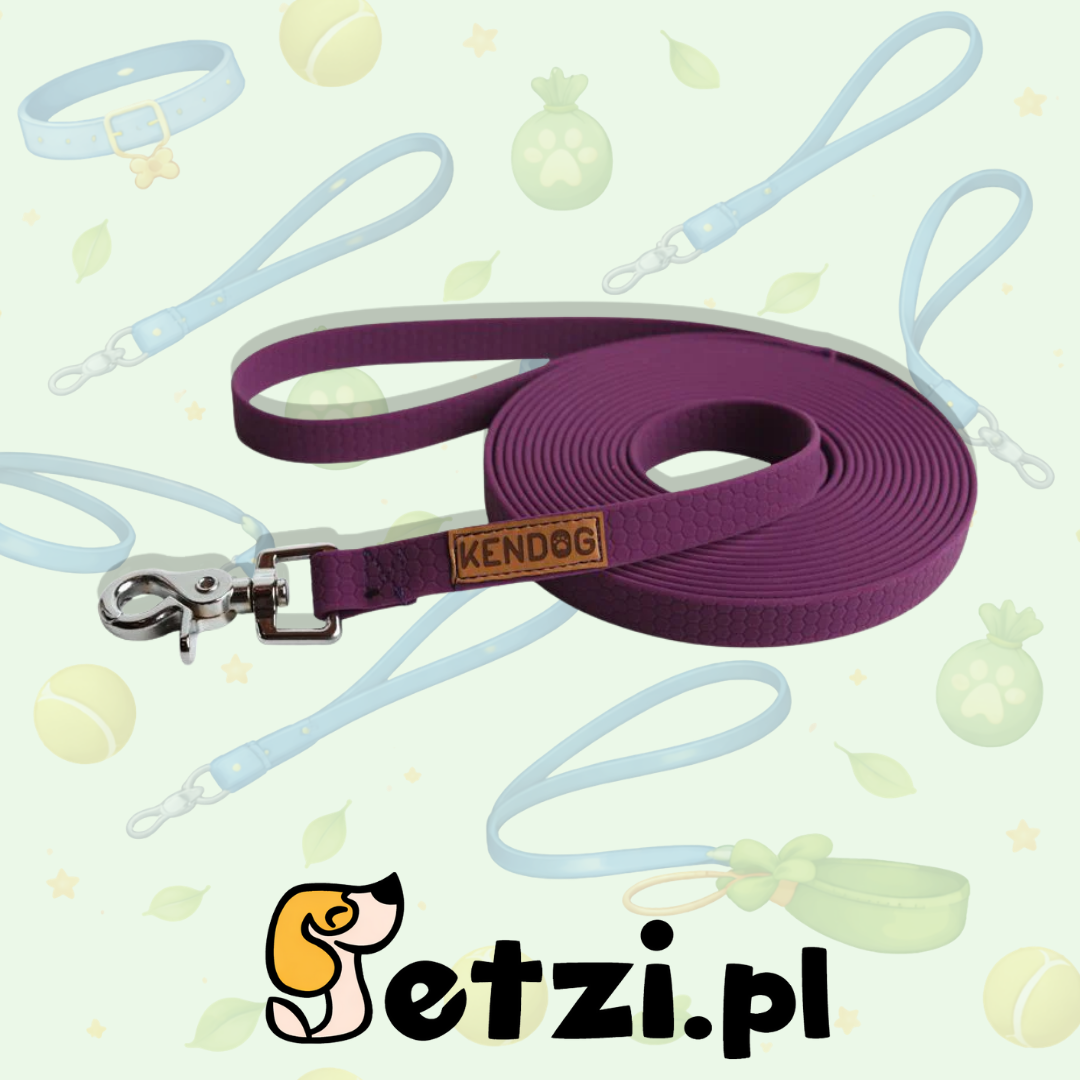 KENDOG SMYCZ TRENINOGWA PVC/TPU PURPLE 25MM 5M