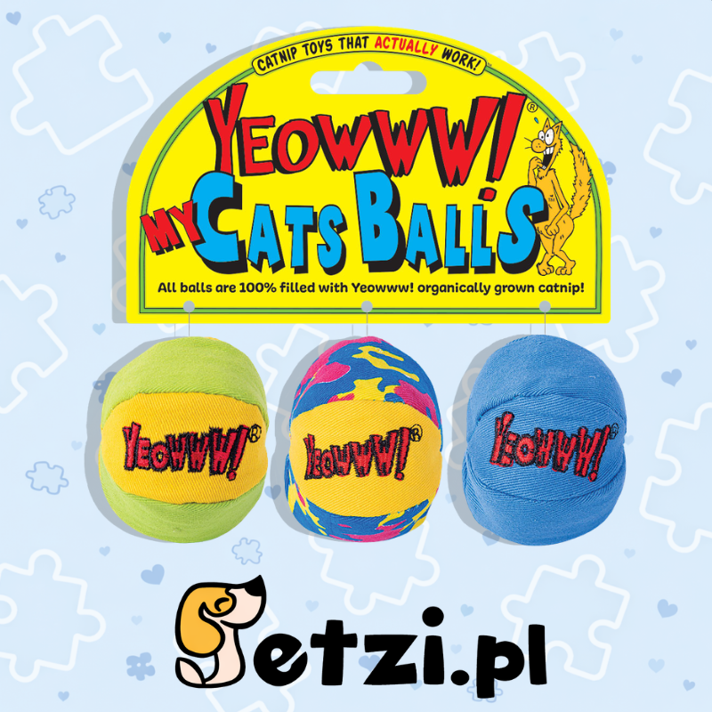 YEOWWW MY CATS BALLS (3 ST)