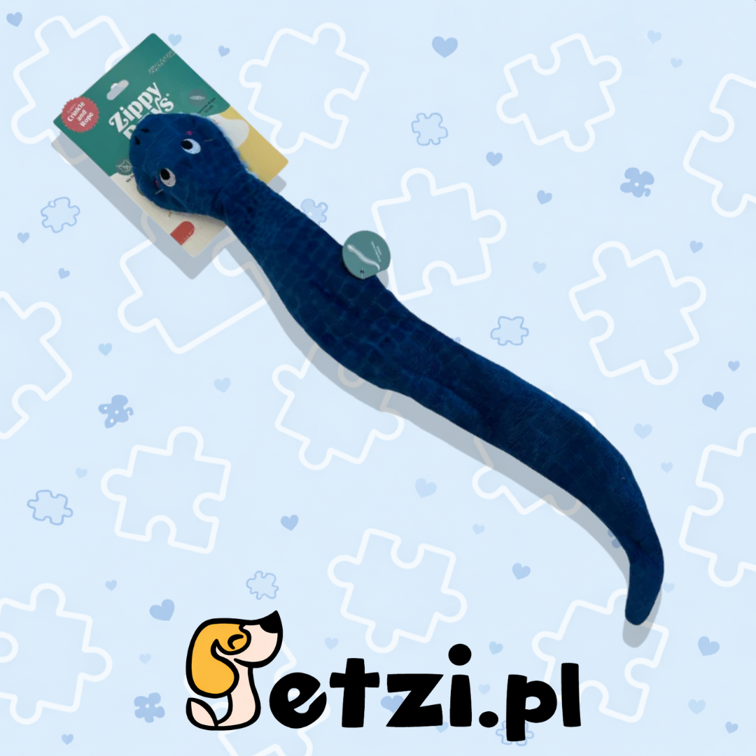 ZIPPY PAWS PLUSZ WĄŻ Z LINĄ