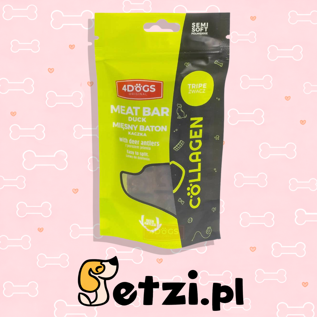 4DOGS COLLAGEN LINE BATONY Z KACZKI I ŻWACZA SEMI SOFT 2SZT