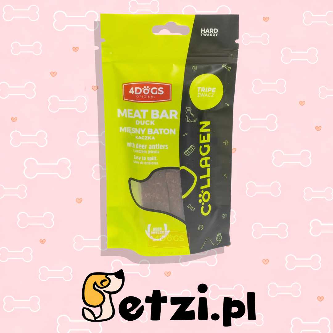 4DOGS COLLAGEN LINE BATONY Z KACZKI I ŻWACZA HARD 2SZT