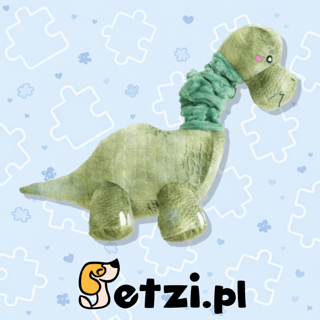 ZIPPY PAWS PLUSZ BUNGEE DINOSAUR