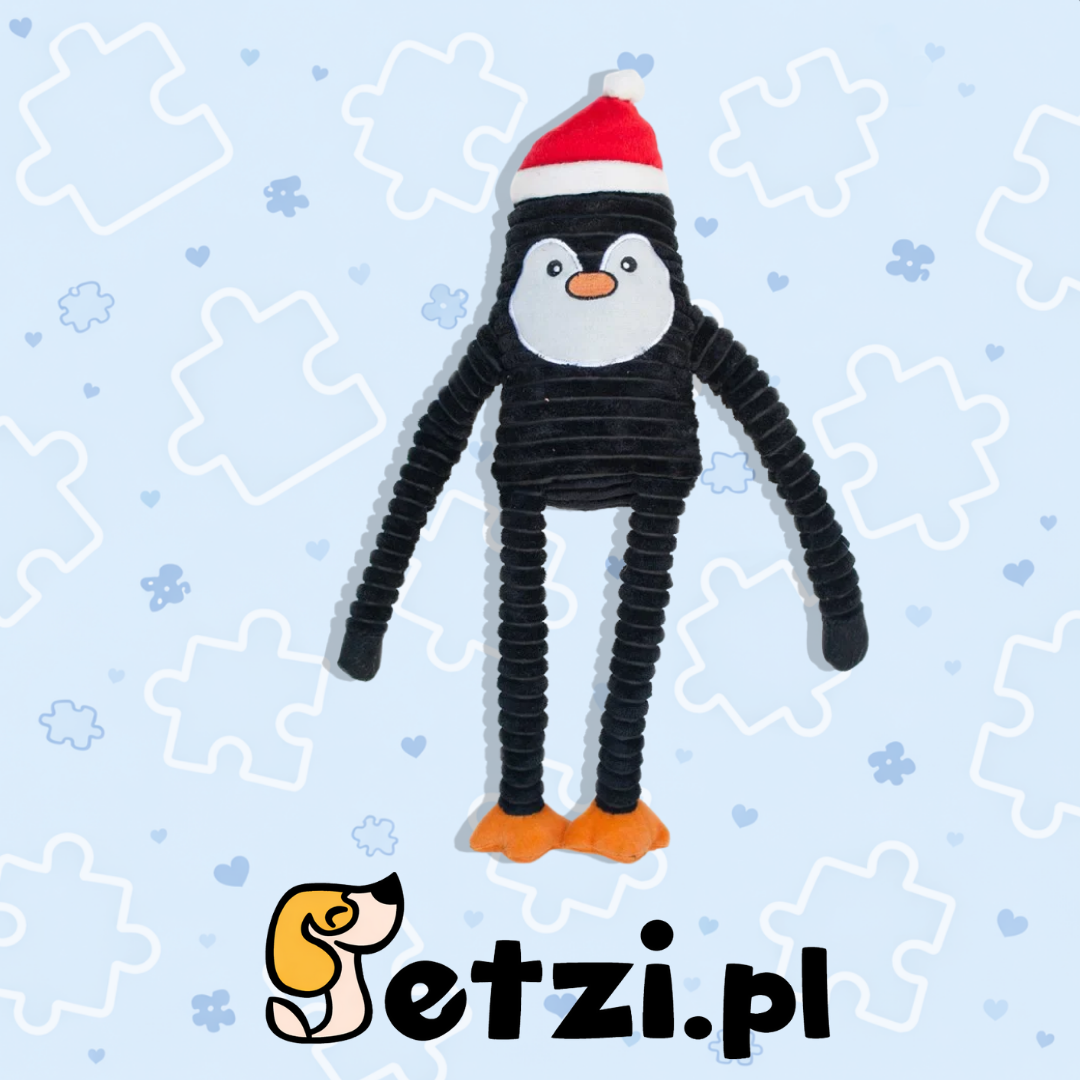 ZIPPY PAWS PLUSZOWY PINGWIN S – MIĘKKA, PISZCZĄCA ZABAWKA DLA PSA