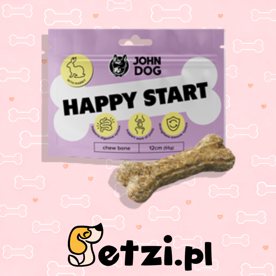 JOHN DOG KOŚĆ HAPPY START 12CM