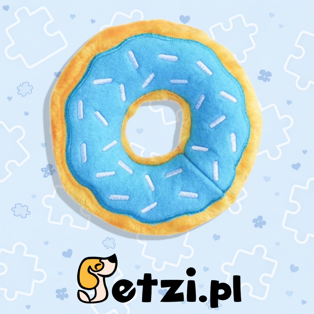 ZIPPY PAWS PLUSZ DONUTZ MINI BORÓWKOWY