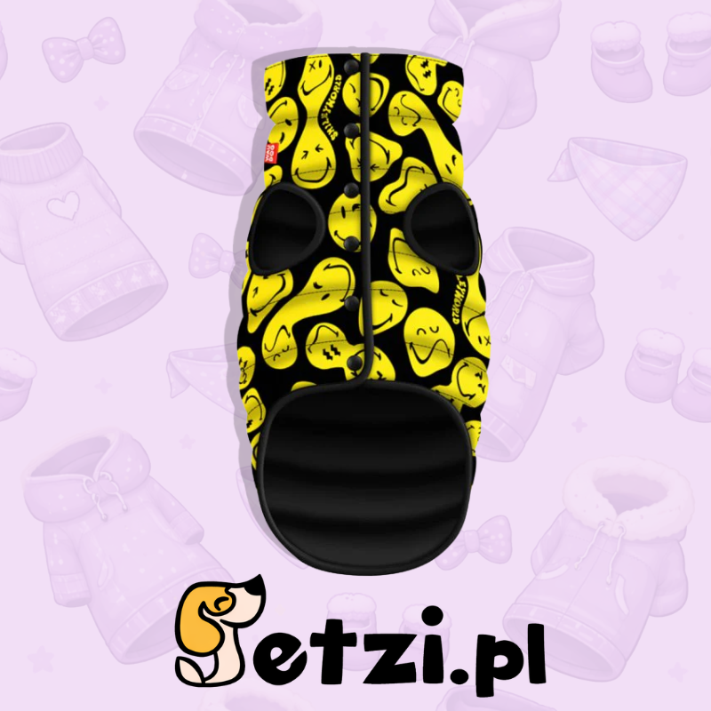 WAUDOG CLOTHES KURTKA DLA PSA BUŹKA NA CZARNO M45