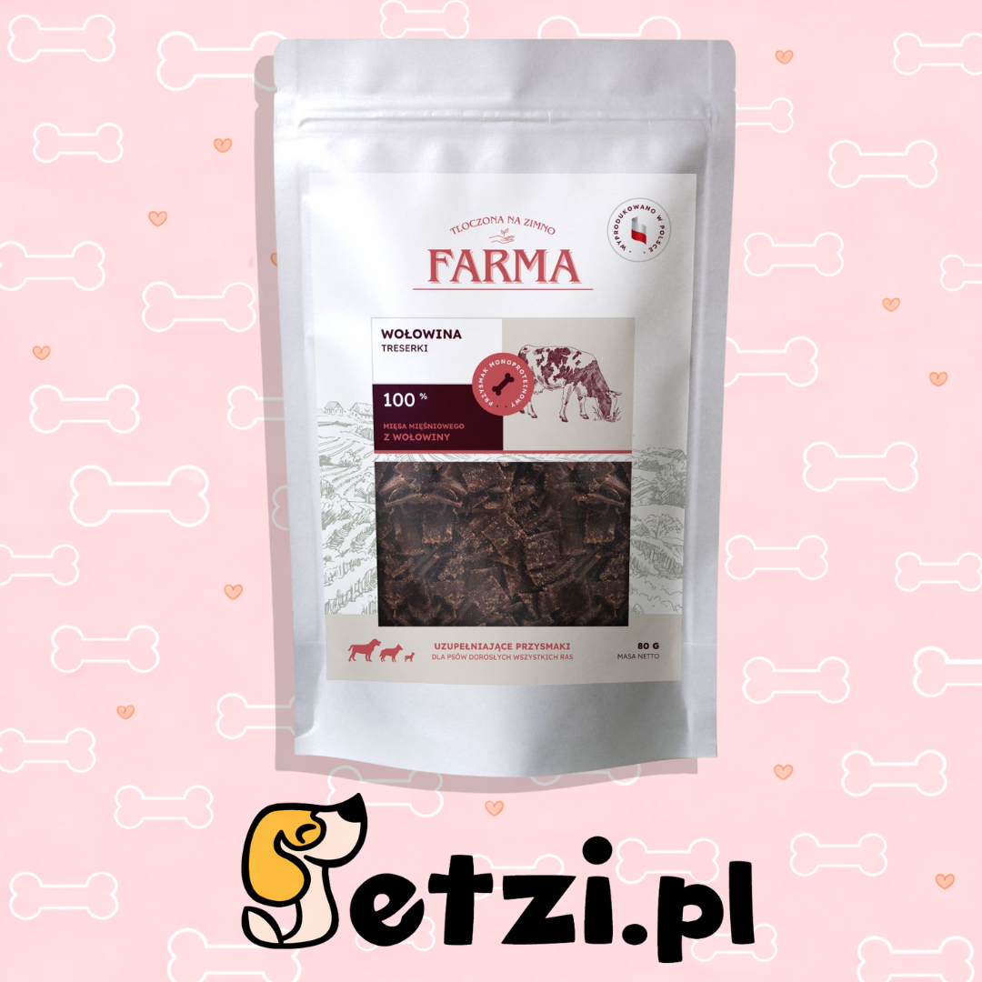 FARMA TRENERKI Z WOŁOWINY 80G