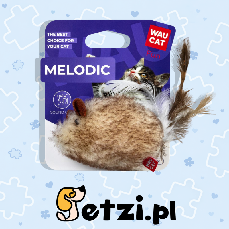 WAUCAT FUN MELODIC MYSZ Z CHIPEM DŹWIĘKOWYM