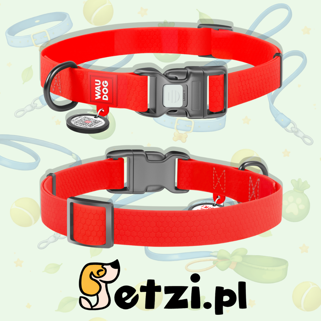 WAUDOG WATERPROOF OBROŻA PLASTIKOWY FASTEX S 15MM CZERWONO