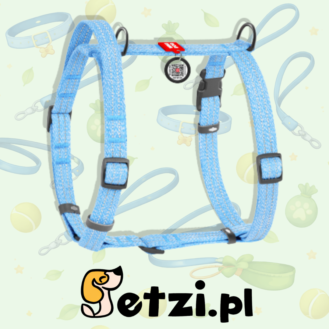 WAUDOG RECOTTON SZELKI GUARD PLASTIKOWY FASTEX L 25MM NIEBIESKI