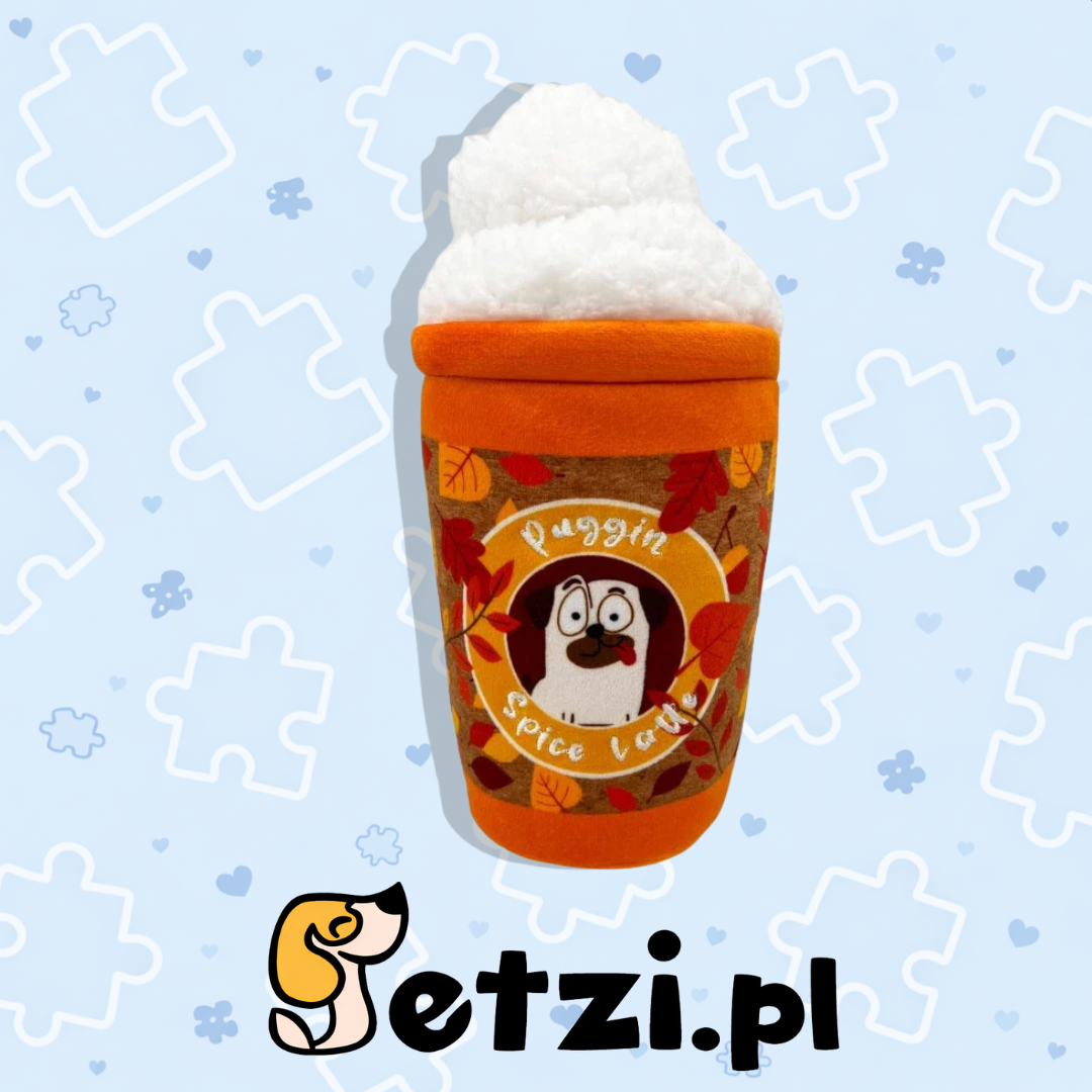 HUXLEY & KENT LULUBELLES POWER PLUSH PUGGIN SPICE LATTE LARGE