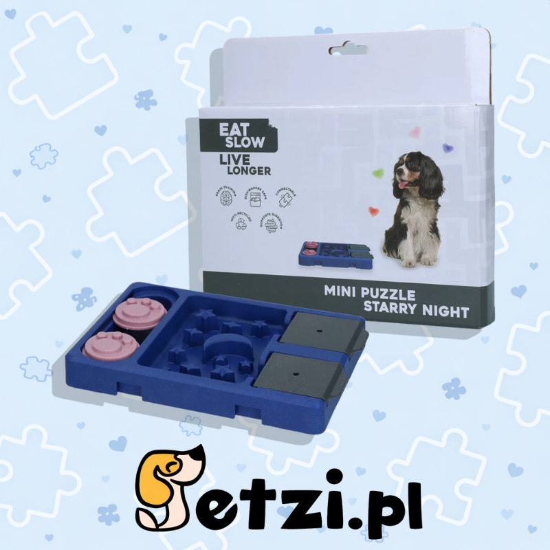 EAT SLOW LIVE LONGER MINI PUZZLE STARRY NIGHT