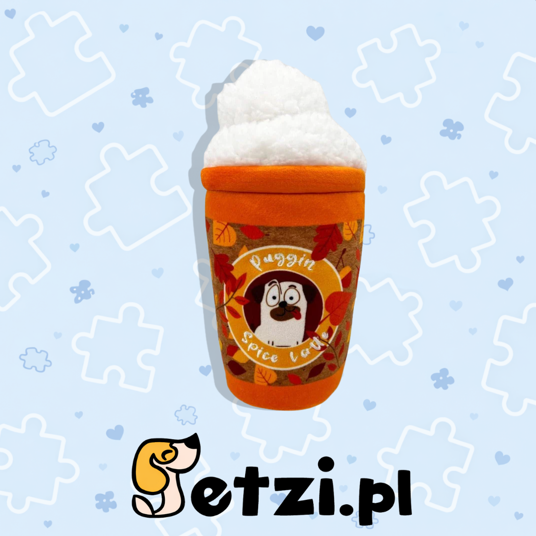 HUXLEY & KENT LULUBELLES POWER PLUSH PUGGIN SPICE LATTE SMALL