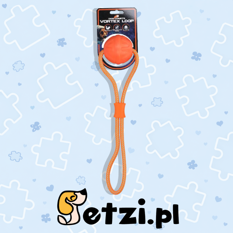 DOG COMETS VORTEX LOOP ORANGE