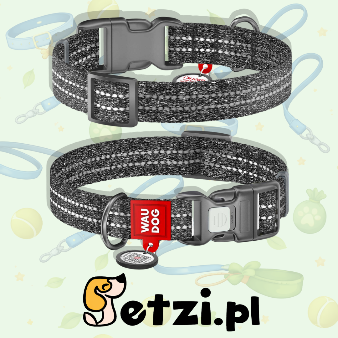 WAUDOG RECOTTON OBROŻA PLASTIKOWY FASTEX XS 10MM SZARY