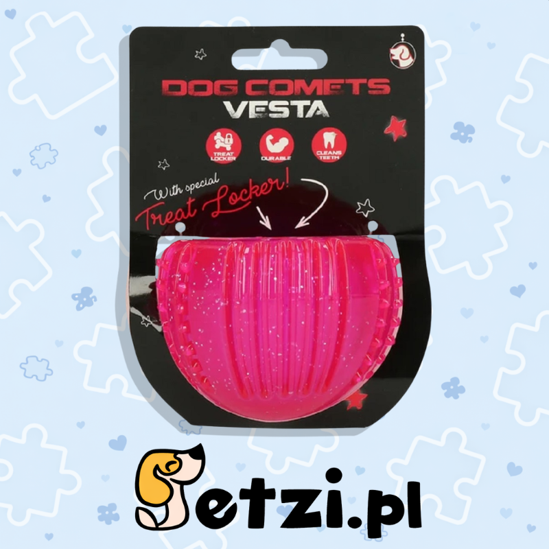 DOG COMETS VESTA WITH TREAT LOCKER ROZE