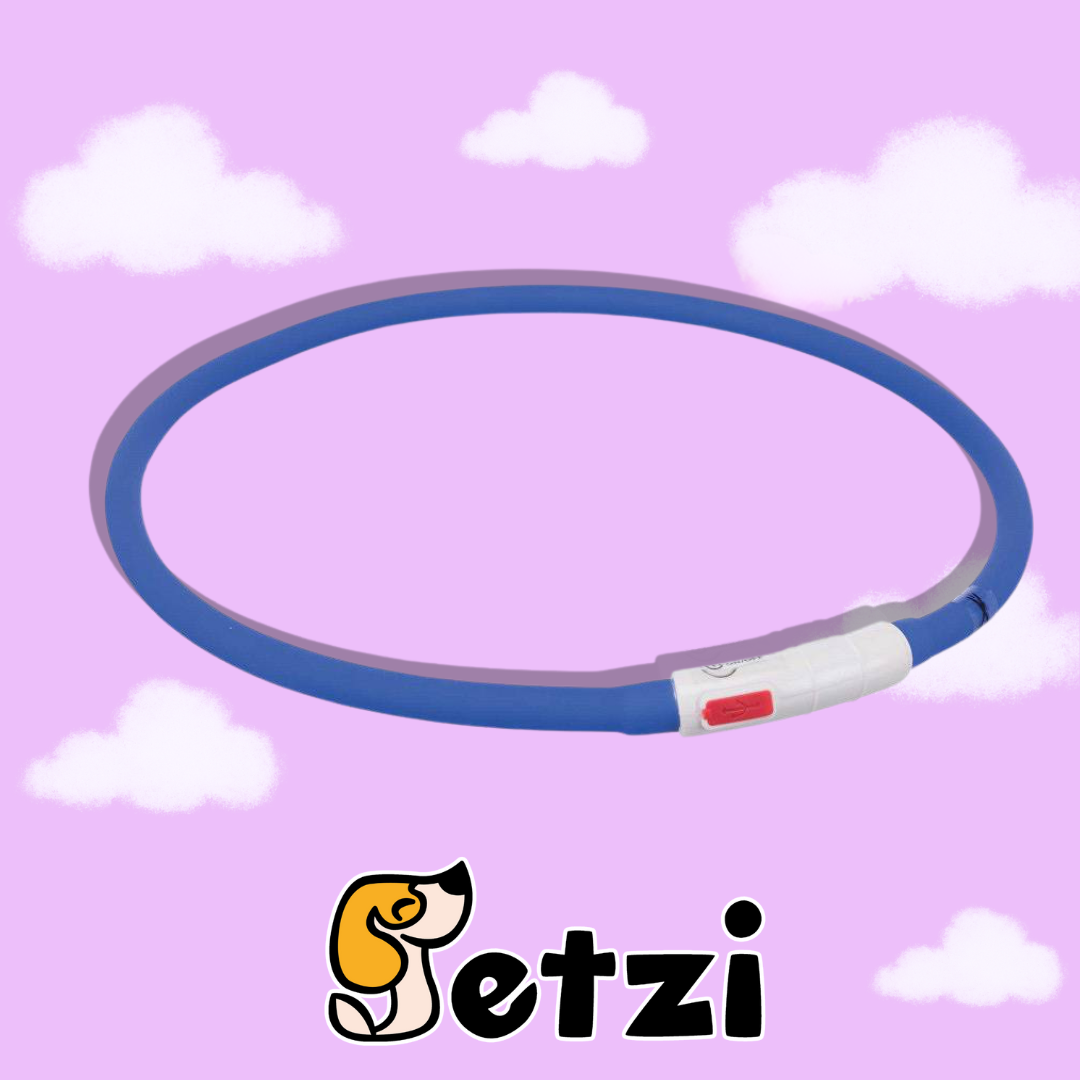 TRIXIE OBROŻA ŚWIECĄCA LED USB – RÓŻNE ROZMIARY I KOLORY