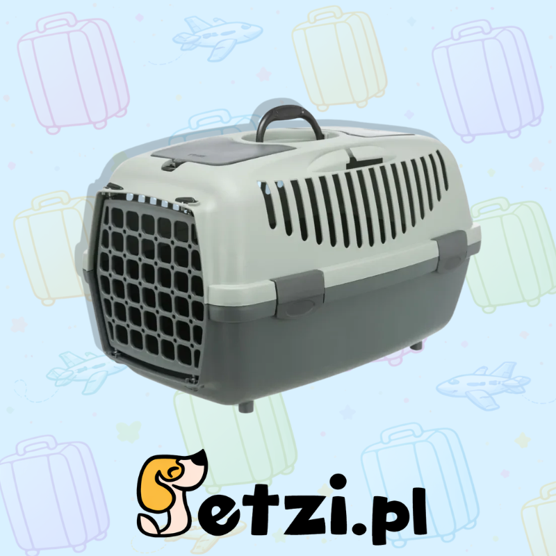 TRIXIE BE ECO CAPRI 3 TRANSPORTER ANTRACYT/SZARY/ZIELONY S: 40×38×61 CM MAX 12KG