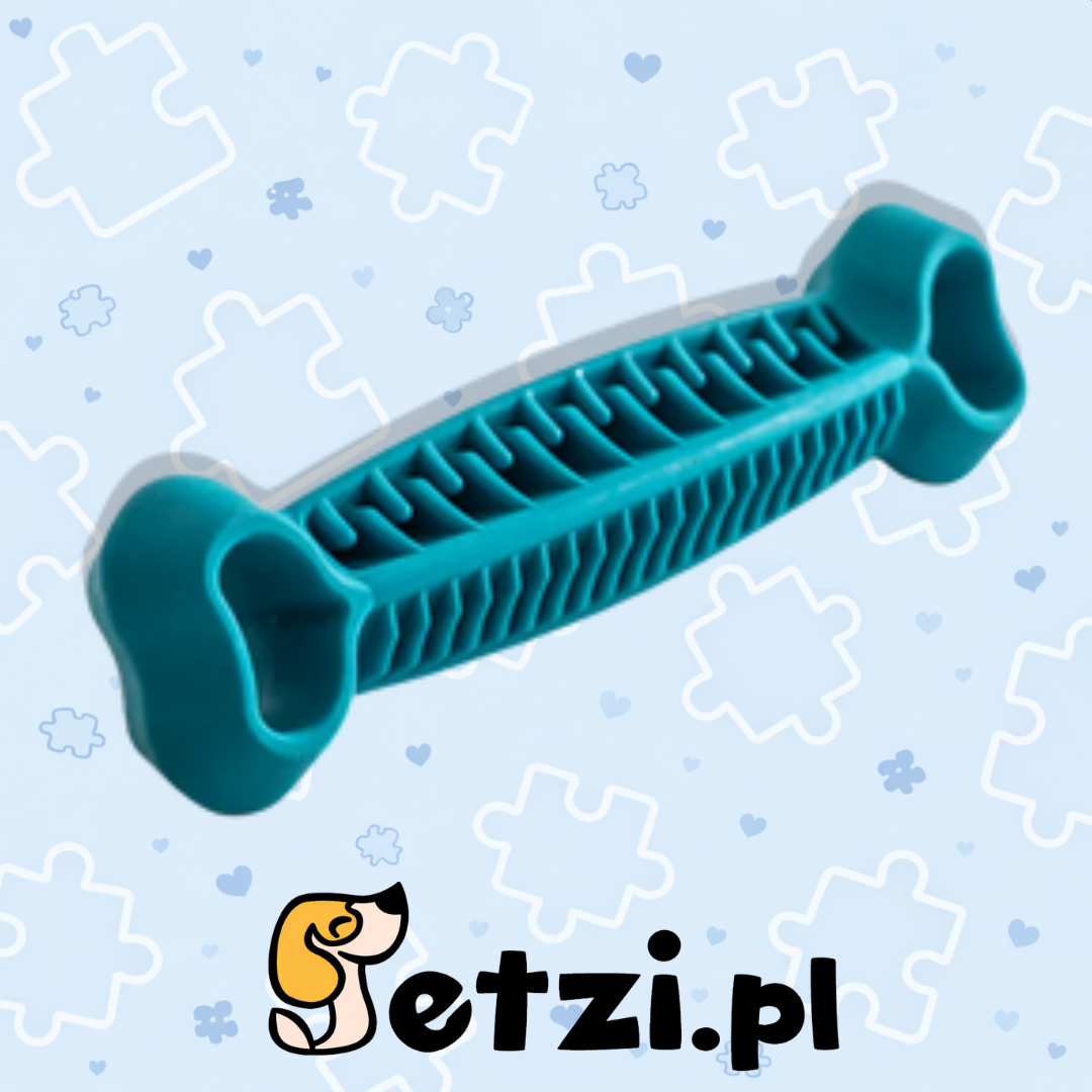 FIBOO FIBOONE DENTAL MONSTER - NIEBIESKI - 25CM