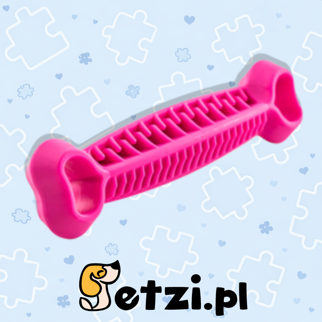 FIBOO FIBOONE DENTAL MONSTER - RÓŻOWY - 25CM