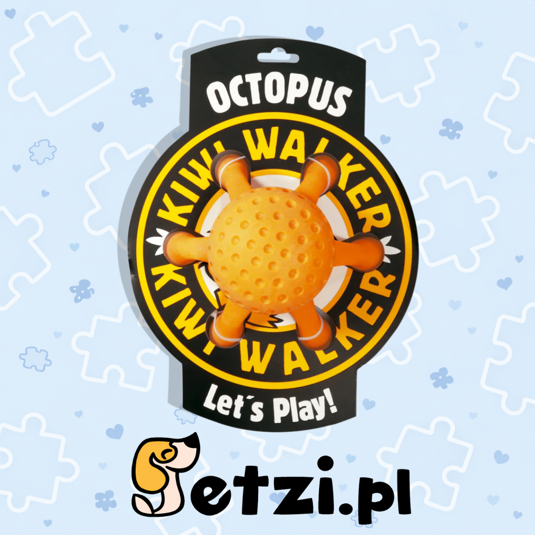 KIWI WALKER LET'S PLAY OCTOPUS MAXI POMARAŃCZOWA