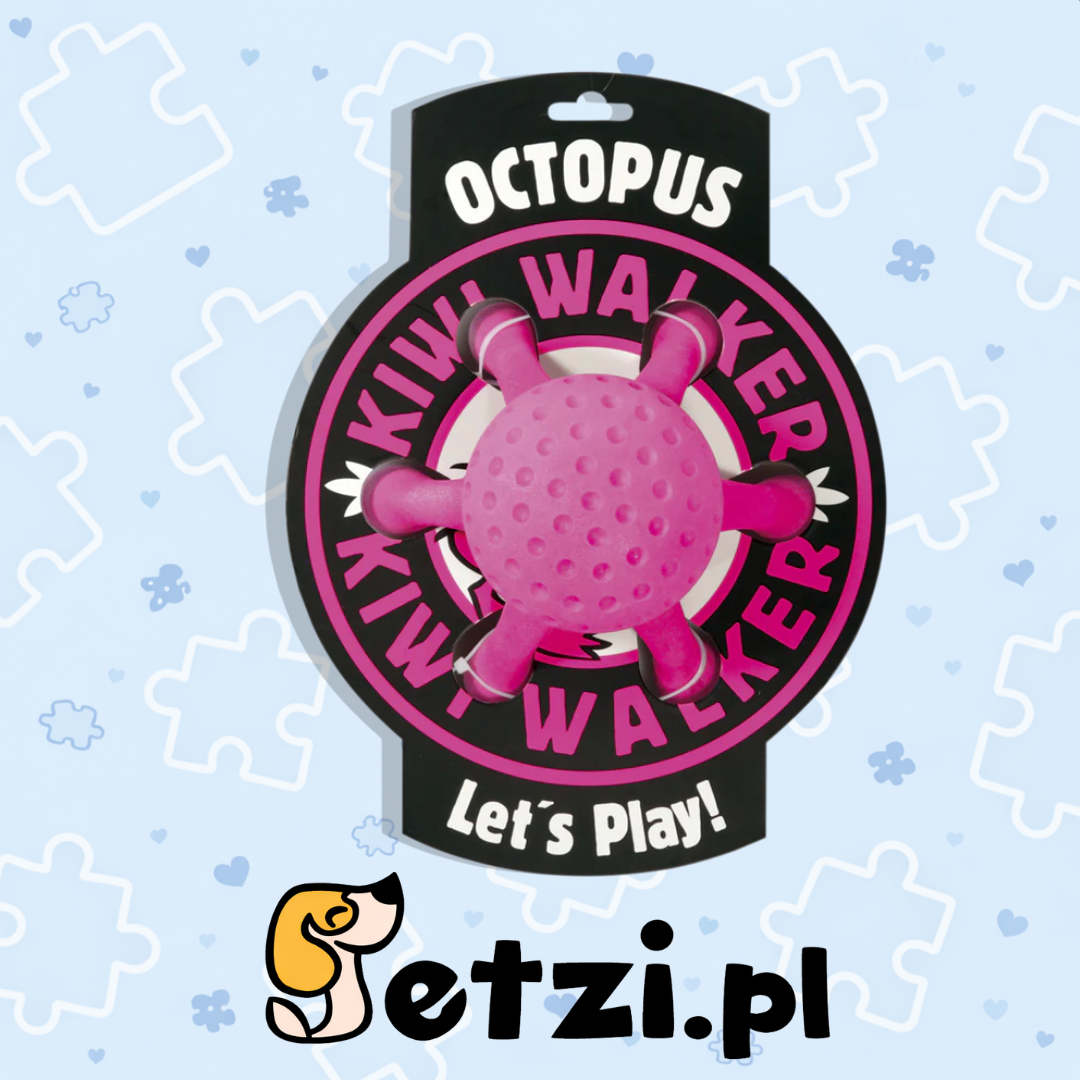 KIWI WALKER LET'S PLAY OCTOPUS MAXI RÓŻOWA