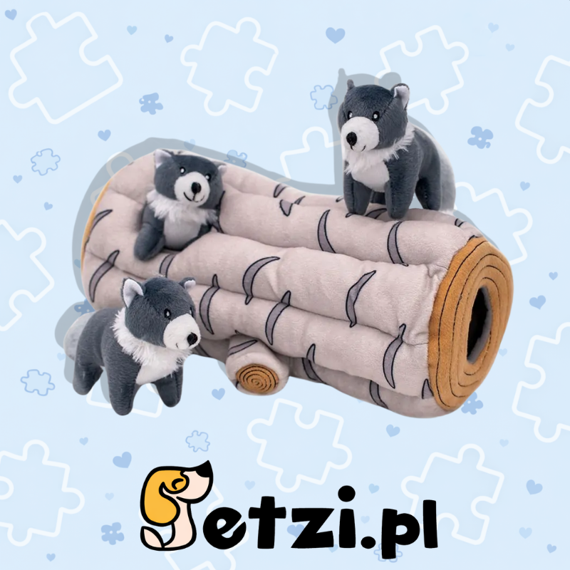 ZIPPY PAWS ZIPPY BURROW ARCTIC WOLF