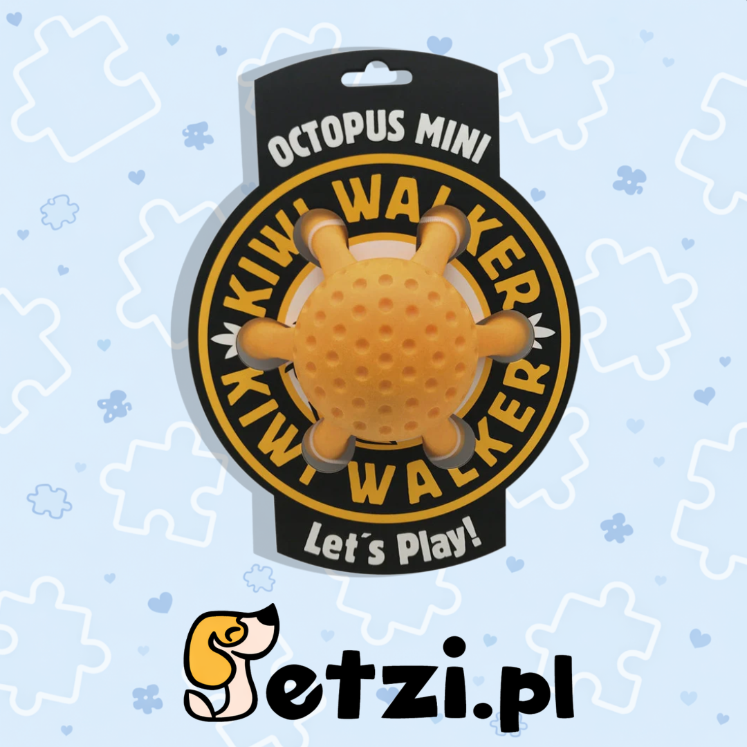 KIWI WALKER LET'S PLAY OCTOPUS MINI POMARAŃCZOWA