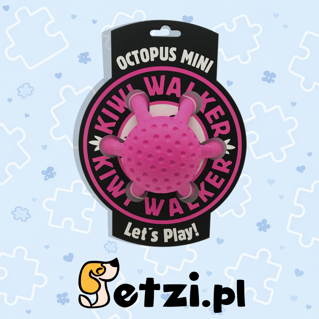 KIWI WALKER LET'S PLAY OCTOPUS MINI RÓŻOWA