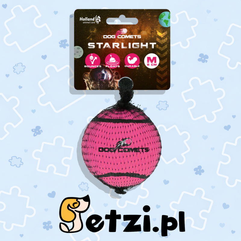 DOG COMETS STARLIGHT PINK 1PC