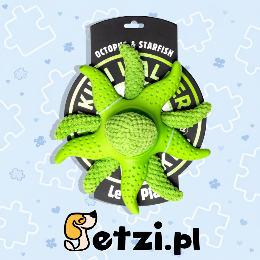 KIWI WALKER LET'S PLAY OCTOPUS STARFISH ZIELONY