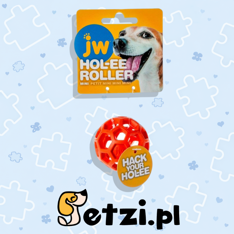 JW HOL-EE ROLLER MINI 5 CM RED