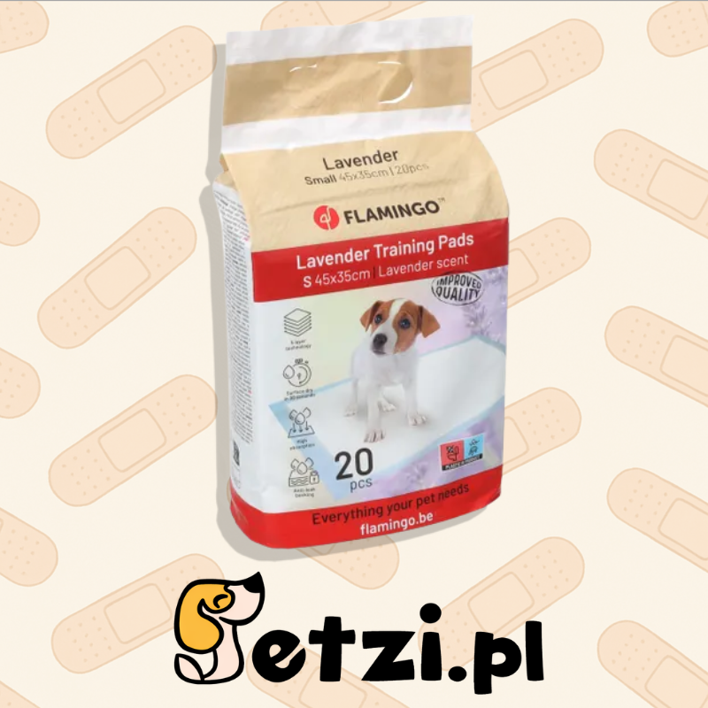 FLAMINGO TRAINING PAD PADY S 20PCS 45X35CM
