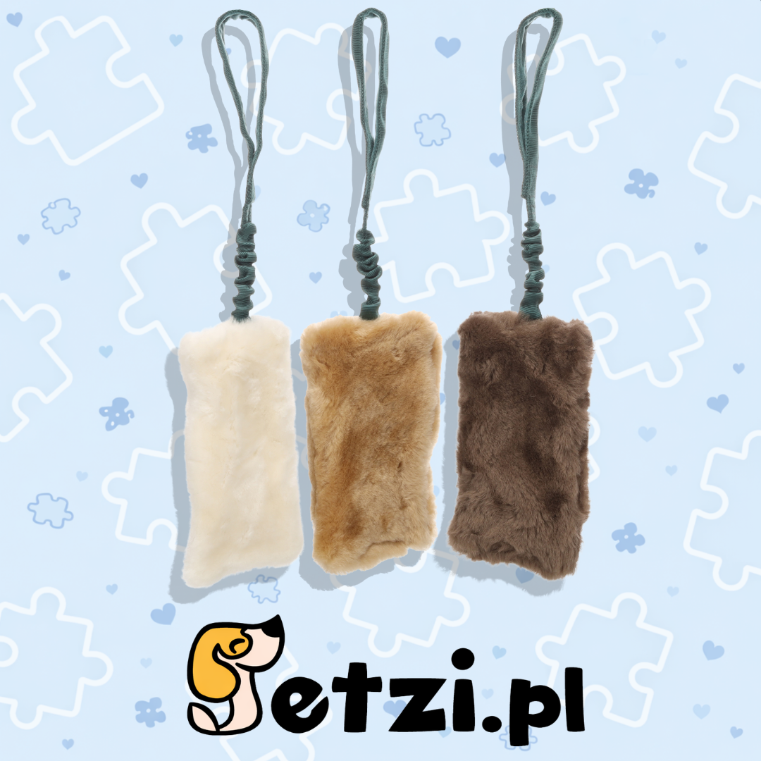 FLAMINGO TOY FURTRA CHASER SHEEPSKIN MULTIPLE COLOURS L 100X11X4CM