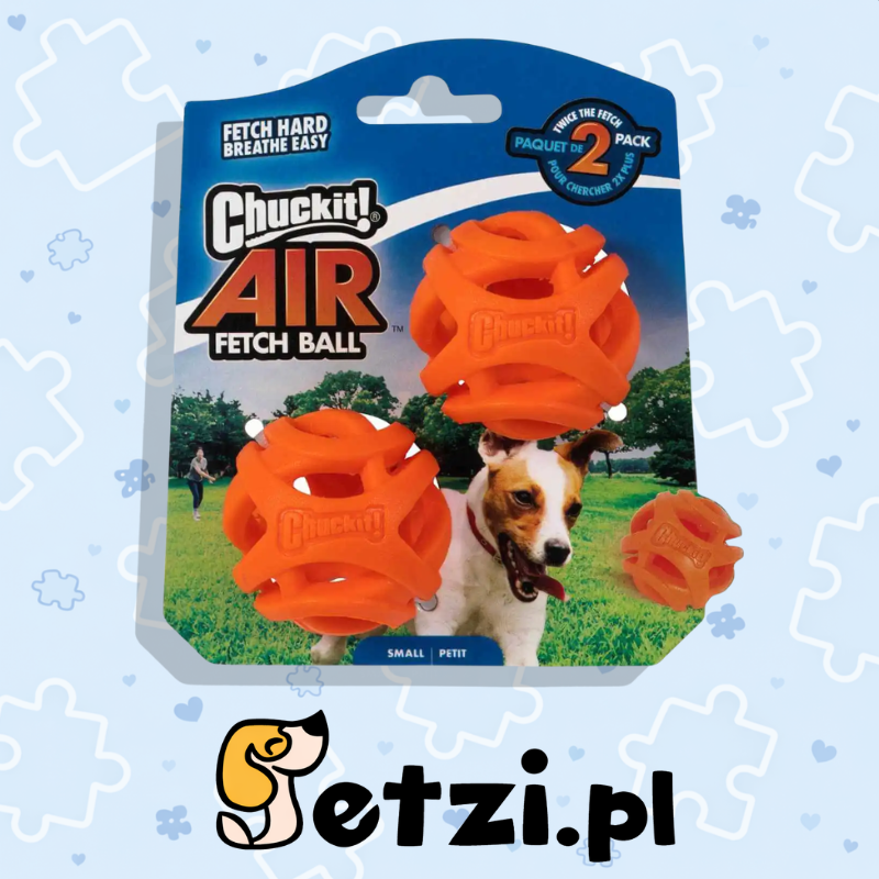 CHUCKIT AIR FETCH BALLS SMALL 2 PK